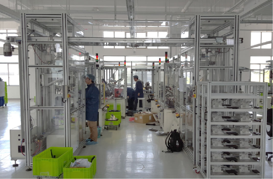電機(jī)組裝線—半自動裝配線