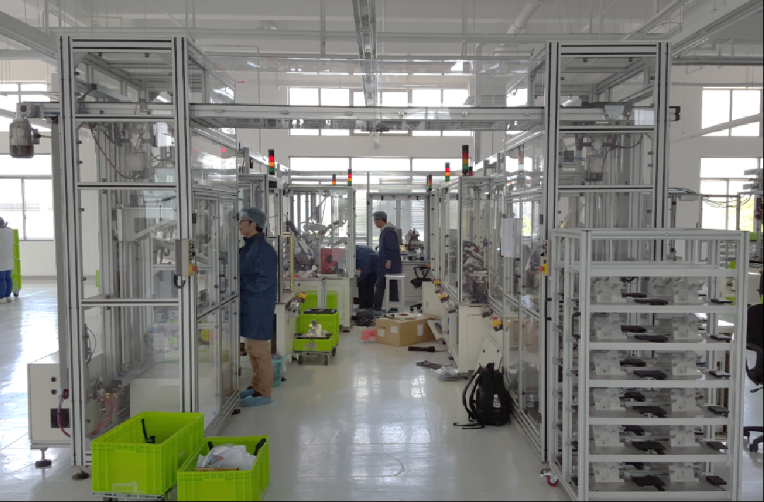 電機(jī)組裝線—半自動裝配線
